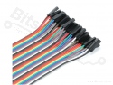 Breadboard jumper kabeltjes Dupont 30cm female/female 40x